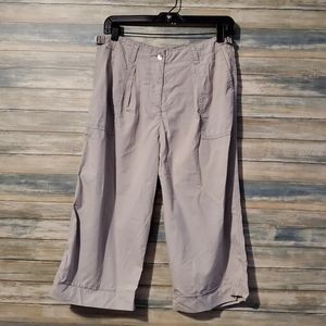 DA-NANG SILK BLEND CROPPED PANTS